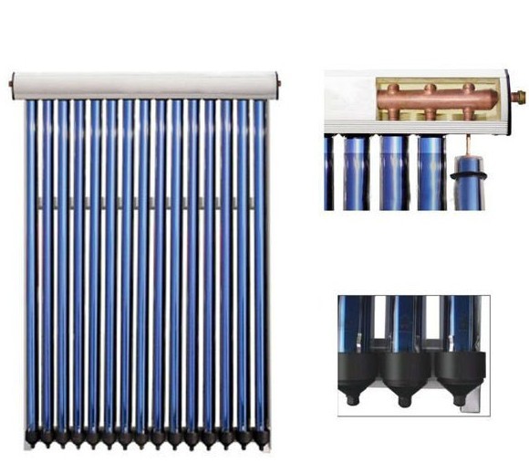 Heat-pipe solar collector